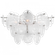 Loire Large Tiered Flush Mount (279|ARN 4451PN-WSG)