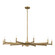 Erzo 48'' 10 Light Chandelier in Natural Brass (2|52613NBR)