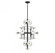 Amani 15-Light Chandelier in Black Cashmere (128|1-1592-15-50)