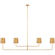 Go Lightly 70'' Four Light Linear Chandelier (279|BBL 5087G-G)