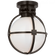 Gracie 10'' Captured Globe Flush Mount (279|CHC 4483BZ-WG)