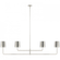 Go Lightly 70'' Four Light Linear Chandelier (279|BBL 5087PN-PN)