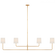 Go Lightly 70'' Four Light Linear Chandelier (279|BBL 5087G-L)