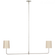 Go Lightly 54'' Two Light Linear Chandelier (279|BBL 5085PN-CW)