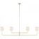 Go Lightly 70'' Four Light Linear Chandelier (279|BBL 5087SB-L)