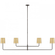 Go Lightly 70'' Four Light Linear Chandelier (279|BBL 5087BZ-SB)