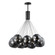 Burst-Multi-Light Pendant (94|E25088-142BK)
