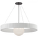 Arena 53'' Ring and Globe Chandelier (279|WS 5002BZ/WHT-WG)
