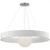 Arena 42'' Ring and Globe Chandelier (279|WS 5001PN/WHT-WG)