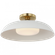 Cyrus 16'' Flush Mount (279|AL 4040HAB/WHT-WG)