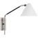 Laken Medium Articulating Wall Light (279|AL 2020PN/BRT-WHT)