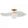 Mahalo 22'' Semi-Flush Mount (279|WS 4040HAB-WHT)