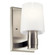 Adani 8.5 Inch 1 Light Vanity with Opal Glass in Brushed Nickel (2|55174NI)