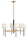 Medium Chandelier (87|46954BK-LCB)
