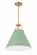 Xavier 3 Light Vibrant Gold + Green Pendant (205|XAV-B8305-VG-GR)