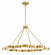 Orson 8 Light Modern Gold Chandelier (205|ORS-738-MG-ST)