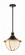 Atlas 16.5'' Matte Black + Textured Gold Outdoor Pendant (205|ATL-705-MK-TG)