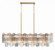 Addis 51.75'' Aged Brass Linear Chandelier (205|ADD-317-AG-AU)
