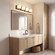 Alhambra 4-Light Bathroom Vanity Light in Matte Black with Warm Brass (128|8-6180-4-143)