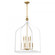 Sheffield 8-Light Pendant in White with Warm Brass Accents (128|7-7800-8-142)