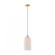 Isla Blanca 1-Light Pendant in Warm Brass by Breegan Jane (128|7-3171-1-322)