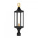 Glendale 1-Light Outdoor Post Lantern in Matte Black and Weathered Brushed Brass (128|5-278-144)