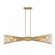 Longfellow 6-Light Linear Chandelier in Burnished Brass (128|1-9601-6-171)