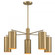 Lio 5-Light Chandelier in Noble Brass by Breegan Jane (128|1-6508-5-127)