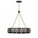 Venice 6-Light Chandelier in Metropolis Black and Gold by Breegan Jane (128|1-2493-6-104)