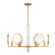 Leighton 6-Light Chandelier in Warm Brass (128|1-2216-6-322)