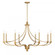 Preserve 8-Light Chandelier in Warm Brass (128|1-6415-8-322)
