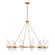 Nouvel 12-Light Chandelier in Warm Brass (128|1-5504-12-322)