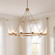 Nouvel 12-Light Chandelier in Warm Brass (128|1-5504-12-322)