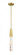 1 Light LED Pendant in Brushed Brass with Faux Rock Crystal (77|P1283-859-L)