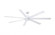 Pendry 72 inch Indoor/Outdoor Smart Ceiling Fan - Matte White with Matte White Blades (90|FPD6872MWW)