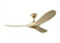 Maverick Smart 52 Ceiling Fan in Burnished Brass with Washed White Oak Blades (6|3MAVSM52BBSWWO)