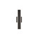 BASTONE 18IN OUTDOOR SCONCE 4CCT 3000K (1357|WS-W99418-30-BK)