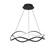 Swerve Chandelier Light (1357|PD-67426-30-BK)