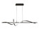 Corkscrew Linear Pendant (1357|PD-39443-40-BK)