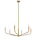 Madden 38 Inch 6 Light Chandelier in Champagne Bronze (2|52719CPZ)