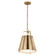 Etcher 13 Inch 1 Light Pendant with Etched Painted White Glass Diffuser in Champagne Bronze (2|52710CPZ)