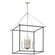 Eisley 40.25 Inch 8 Light Foyer Pendant in Polished Nickel and Black (2|52628PN)