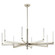 Sycara 48.5 Inch 8 Light LED Chandelier with Faceted Crystal in Polished Nickel (2|52668PN)