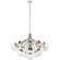 Silvarious 38 Inch 16 Light Convertible Chandelier with Clear Glass in Polished Nickel (2|52702PNCLR)