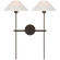 Hackney 25'' Double Tail Sconce (279|SP 2026BZ-L)