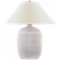 Portis 32'' Combed Round Table Lamp (279|CHA 8662WWT-L)