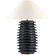 Crenelle 27'' Stacked Table Lamp (279|KW 3716EBO-L)