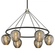 Iliad Chandelier (52|F6216-TBK/PN)