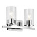 Crosby 15.25'' 2-Light Vanity Light with Clear Glass in Chrome (2|45496CHCLR)