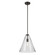 Everly 15.5'' 1-Light Cone Pendant with Clear Seeded Glass in Olde Bronze (2|42200OZCS)